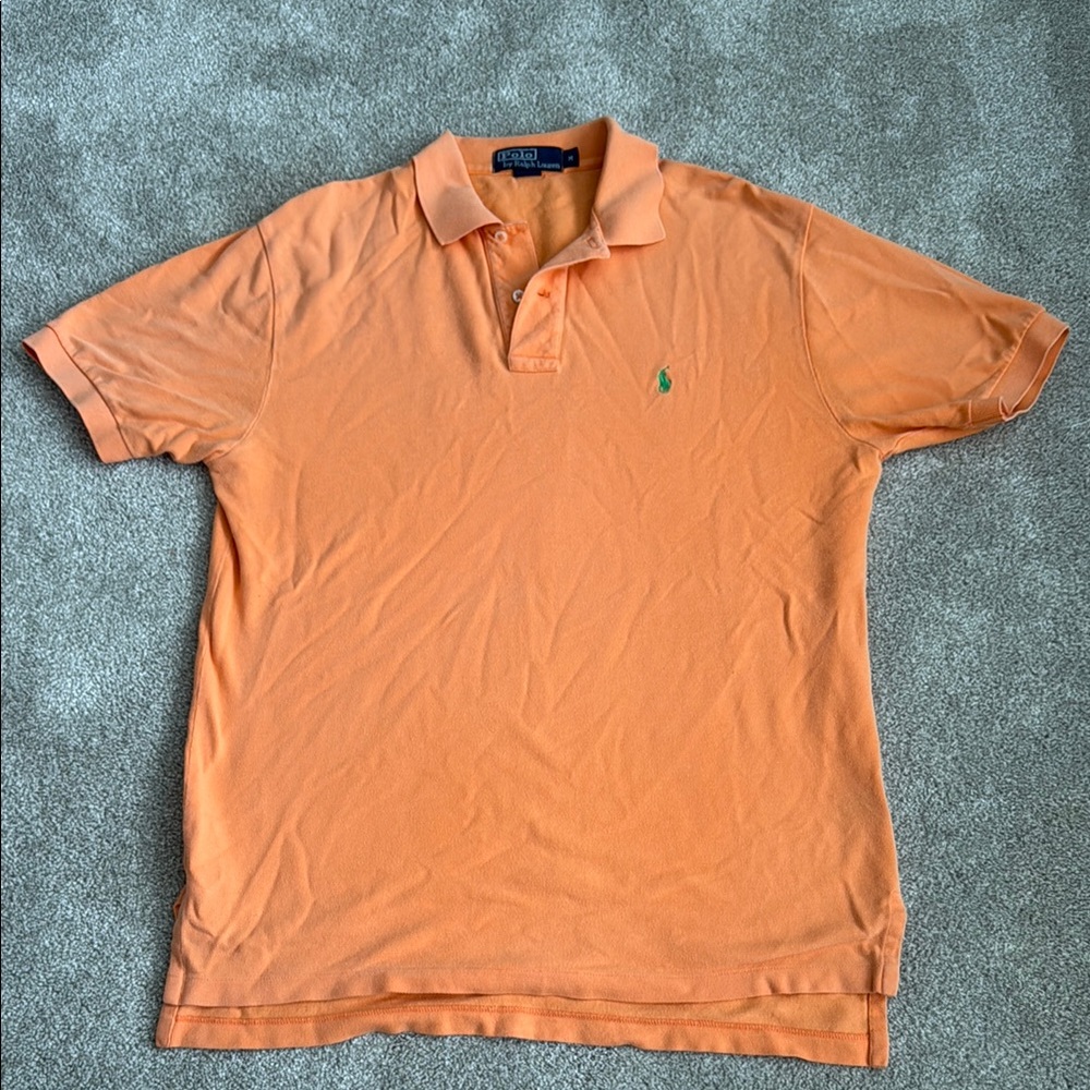 Polo by Ralph Lauren Orange Polo Shirt Classic Style